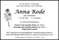eine Anzeige